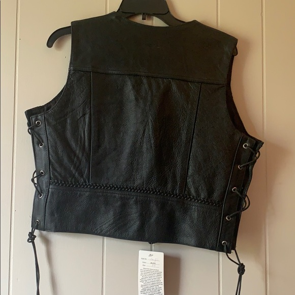 Leather vest NWT - Picture 5 of 7
